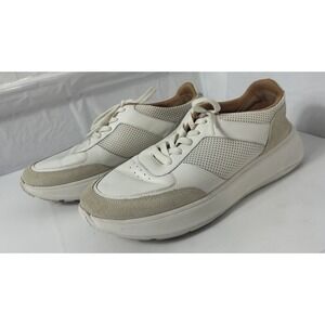 Fitflop‎ F-Mode suede athletic Womens Knit Flatform Stacked Sneakers beige 10